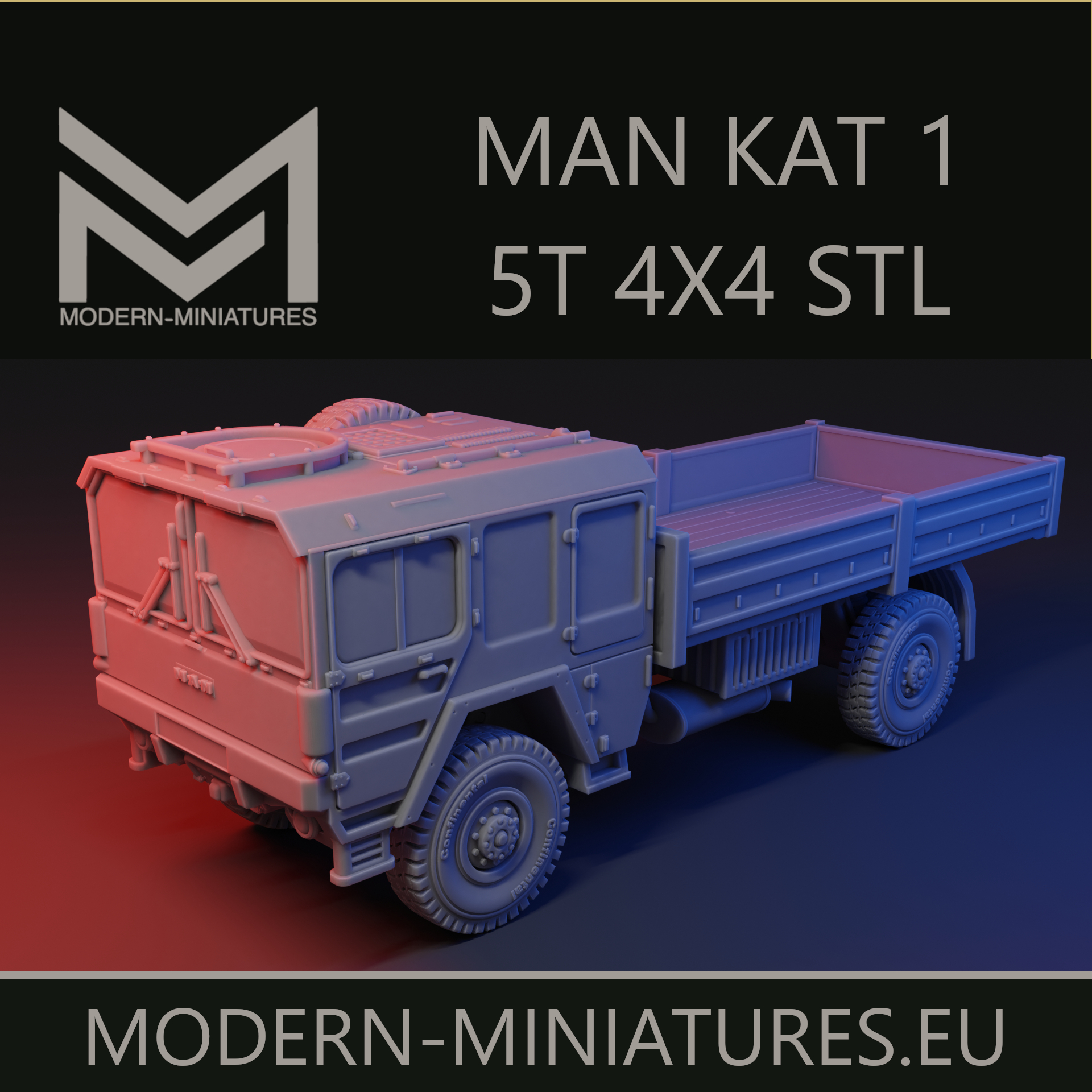 MAN KAT 1 5-ton 4x4 Bundeswehr army truck